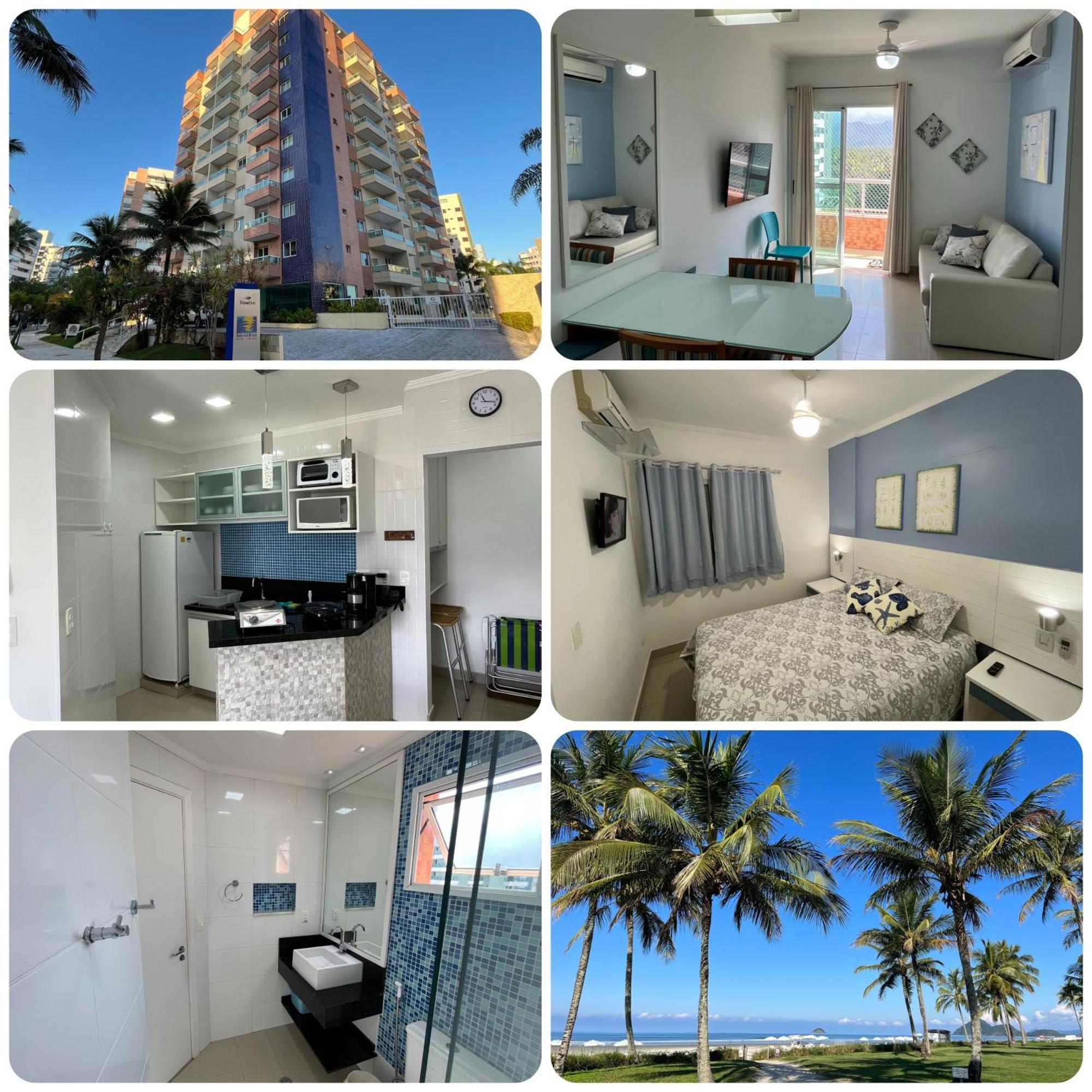 FLAT RIVIERA COM AR A 150 m DA PRAIA - PROMOÇÃO DISPONÍVEL de 06 a 11 de Novembro - APROVEITE ! Riviera de Sao Lourenco Extérieur photo